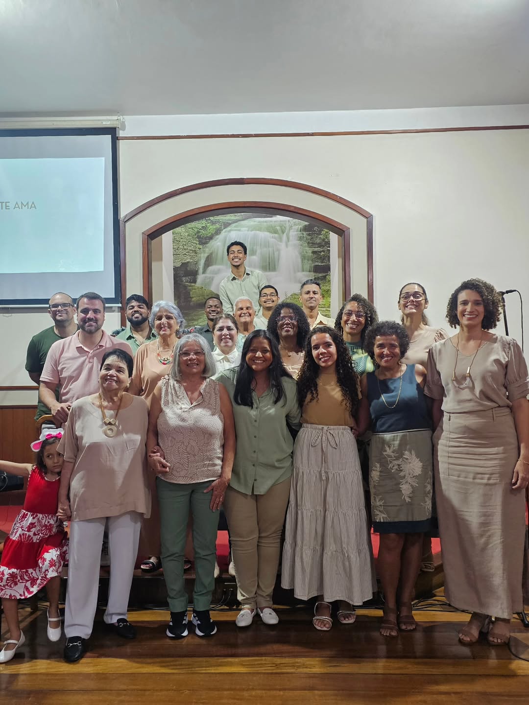 Comunidade no palco